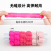 Wholesale Textile Wrinkle Small Size Fabric Hair Loop Rubber Band