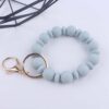 Wholesale Silicone Bead Wrist Keychain