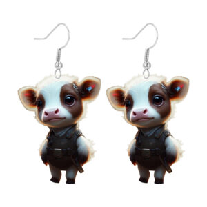 Highland Cow Earrings 4
