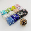 Wholesale Christmas Squares Colored Clay Beads