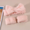 Wholesale Face Wash Waterproof Set Bow Knot Simple Fabric Headband