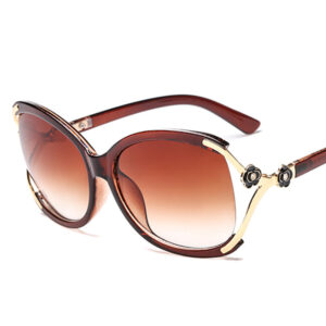 Tea frame gradient tea [UV protection + HD polarized light]]