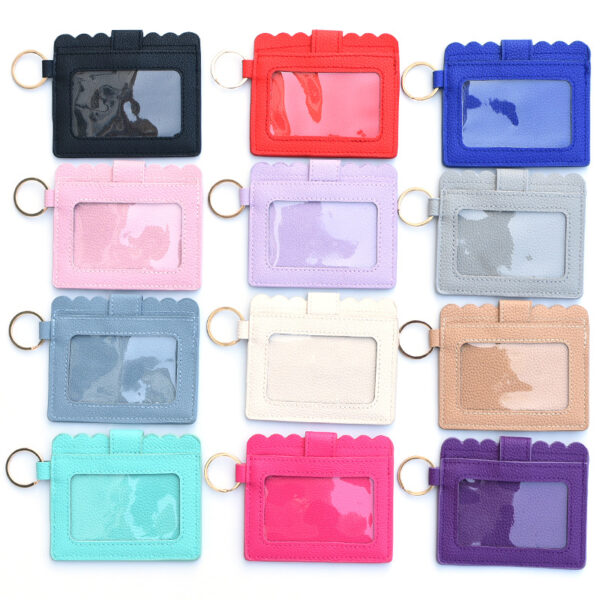O1CN01Z2QqOZ1FT5mHLohes_2698260487-0-cib Wholesale Colored PU Leather Bank Card Bag, Fashionable and Creative Student Bus Card Holder Clip