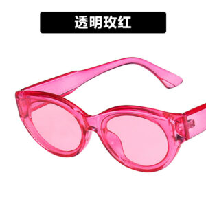 Metal hinge / Transparent Rose Red