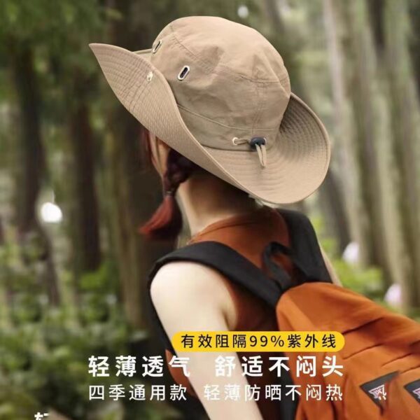 Wholesale Outdoor Mountaineering Hat Western Cowboy Fisherman Sun Hat