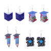 Wholesale Graduation Season Wooden Earrings