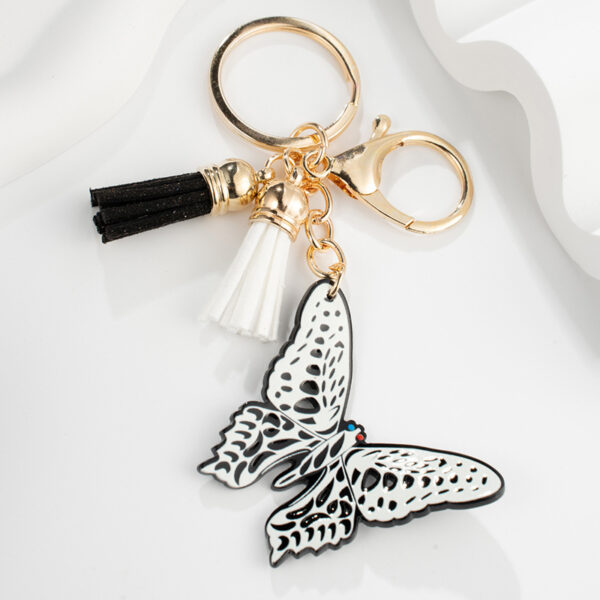 Wholesale Acrylic Butterfly Pendant Keychain