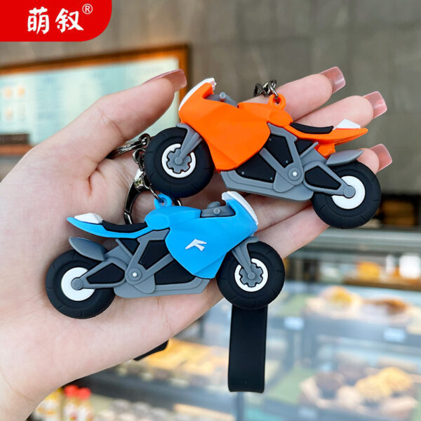 Wholesale Creative Cartoon Cars Backpacks Small Pendants Plastic Keychains