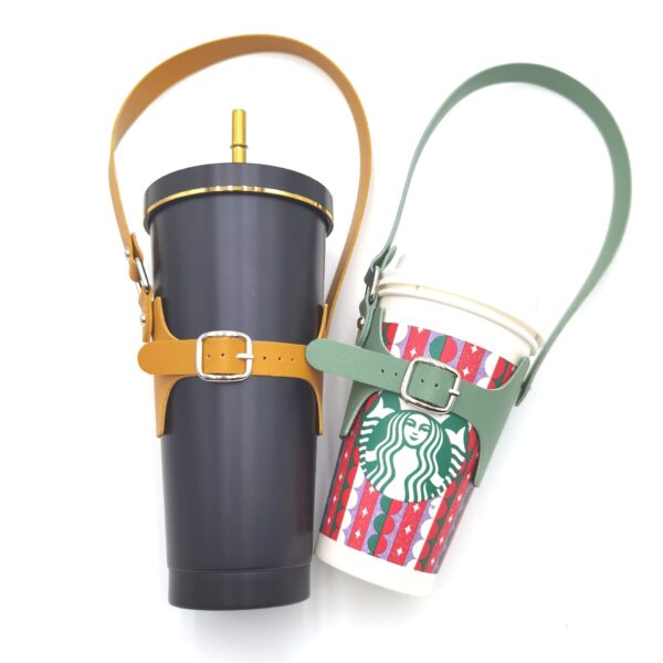 O1CN01Z9AEe7281Qb8zqwpi_2208634697872-0-cib Wholesale Portable Adjustable PU Leather Diameter 75-95mm Insulated Cup Holder