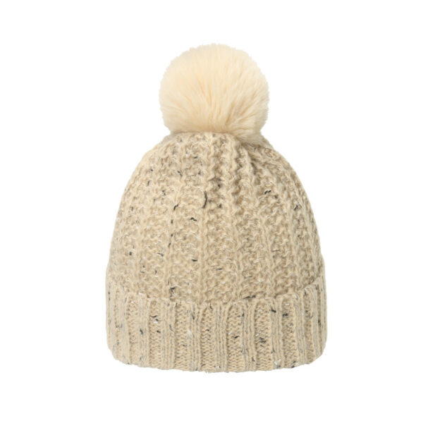 Wholesale Winter Beanie Blended Yarn Plus Velvet Thickened Knitted Hat