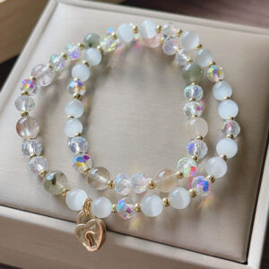 964-Love lock hair crystal