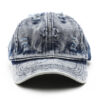 Wholesale Cotton Washed Distressed Denim Baseball Cap