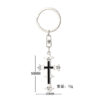 Wholesale Halloween Zinc Alloy Four Diamond Flower Cross Keychain