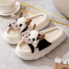 Wholesale Thick Sole Linen Slippers