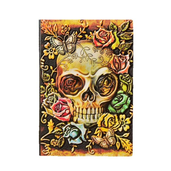 O1CN01ZERxuq1tFQjhk7zB8_1001525872-0-cib Wholesale Retro Relief PU Halloween Gift A5 Notebook