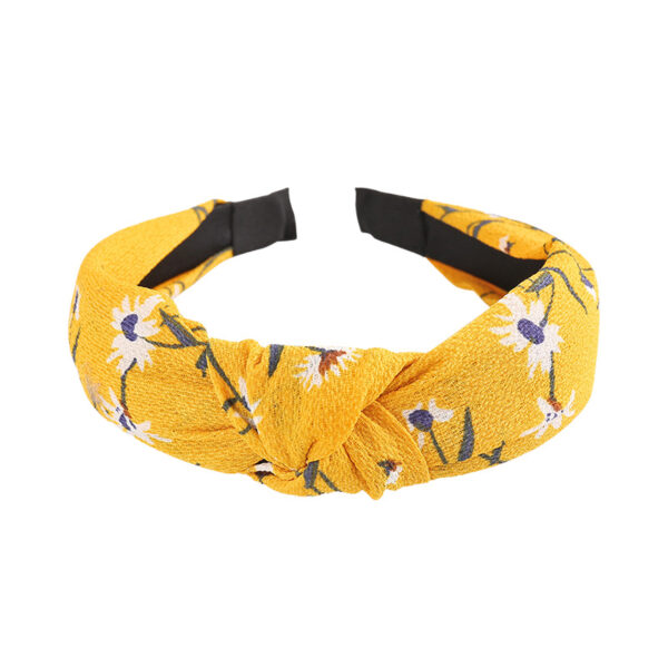 Wholesale Fabric Wide Edge Cross Knot Headband