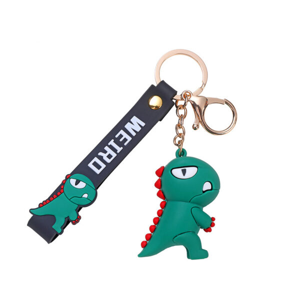 Wholesale Silicone Dinosaur Creative Keychain