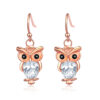 Wholesale Animal Series Owl Alloy Earrings