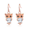 Wholesale Animal Series Owl Alloy Earrings