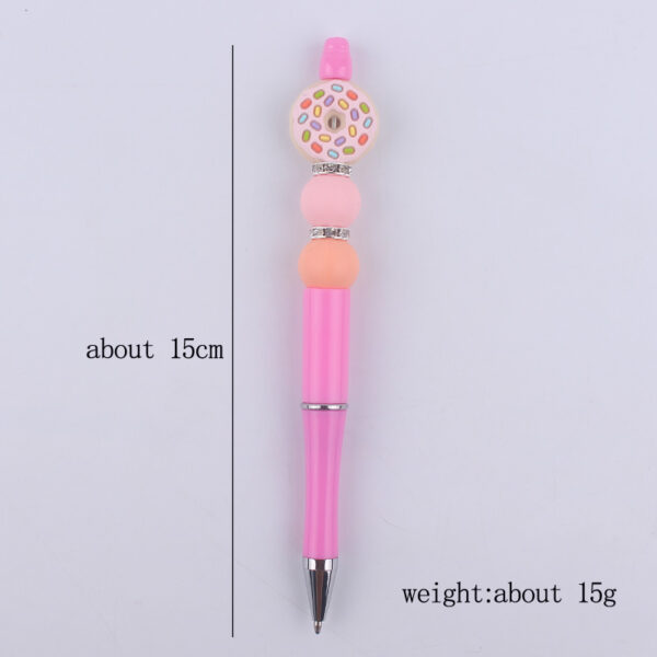 Wholesale Cartoon Fruit Silicone Color Plastic Beadable Pens