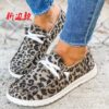 Wholesale Lace-up Flat Women's Cloth Shoes