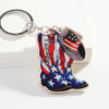 Wholesale Western Cowboy Leather Shoe Keychains