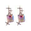 Wholesale Colorful Aurora Alloy Earrings