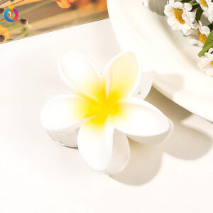 8cm egg flower-gradient milk yellow / Qiyue factory direct sales