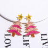 Wholesale Christmas Earrings Christmas Tree Earrings