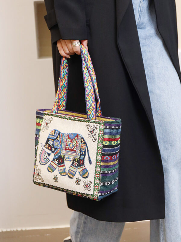 Wholesale Canvas Elephant Tote Bag