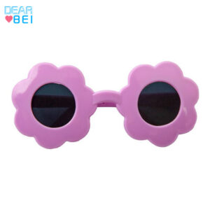 Flower-shaped purple sunglasses PJ-602-02