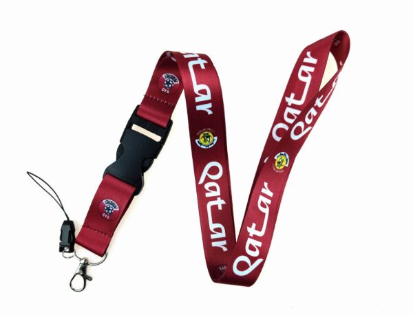 Wholesale Plastic World Cup National Football Team Mobile Phone Lanyard Keychain 10pcs