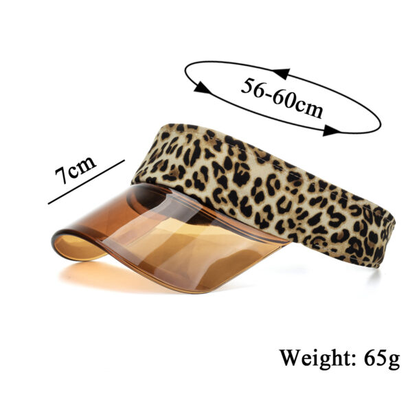 O1CN01ZPUy0l1GDLd5B7Vbp_2018910588-0-cib Wholesale Polyester Leopard Blank Hat Golf Hat Outdoor Sun Visor Hat