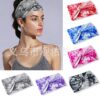 Wholesale Tie Dye Sports Yoga Women's Extra Wide Stretch Cotton Sweat-Absorbent Headband