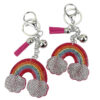 O1CN01ZQMpx91a87RrZEiqh__2214423013284-0-cib Wholesale Diamond Studded Rainbow Cloud Metal Keychains