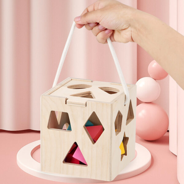 O1CN01ZQXaS41LDPn6uIMyE_3020771265-0-cib Wholesale of Thirteen Hole Wooden Intelligence Boxes for Children's Toys