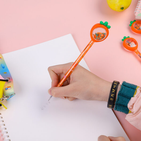 O1CN01ZRPmmM1TCVu2XZiUN_3485412346-0-cib Wholesale Carrot Glitter Gel Pen One