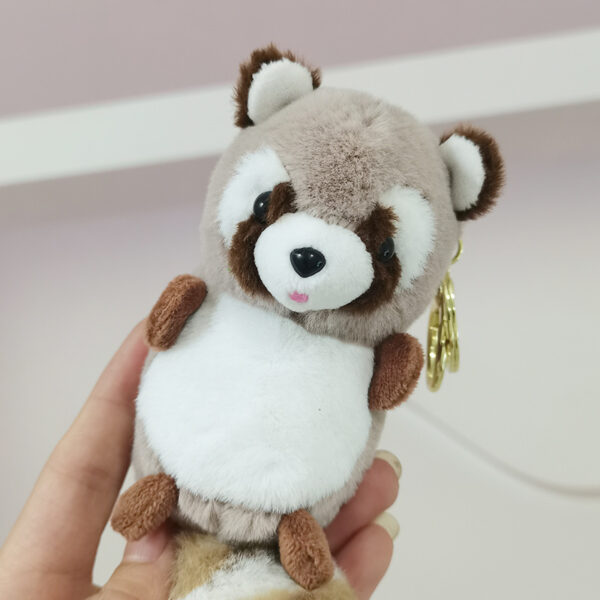 Wholesale Raccoon Plush Doll Keychain