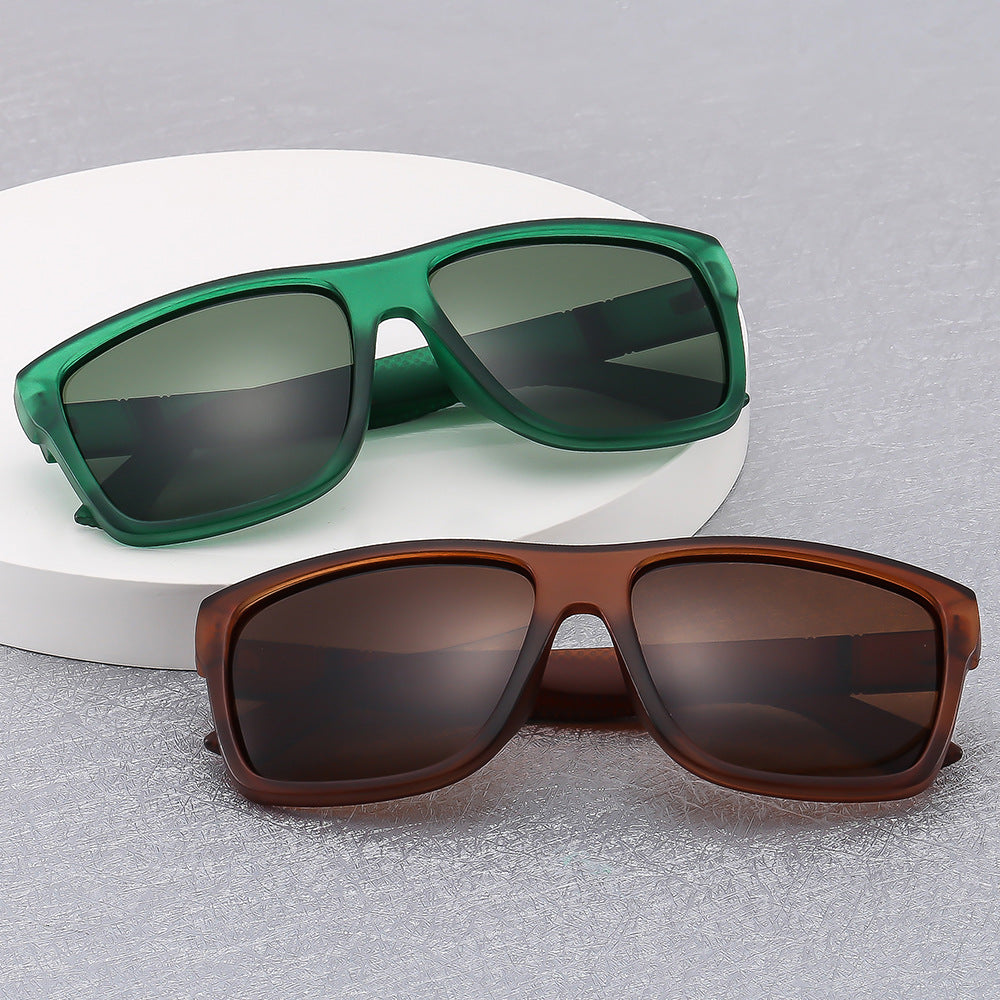Wholesale Large Frame Men's larized PC Sunglasses