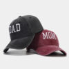 Wholesale Washed Cotton DAD MOM Vintage Embroidered Baseball Cap