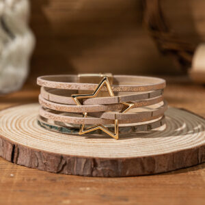 25120505-khaki / Leather