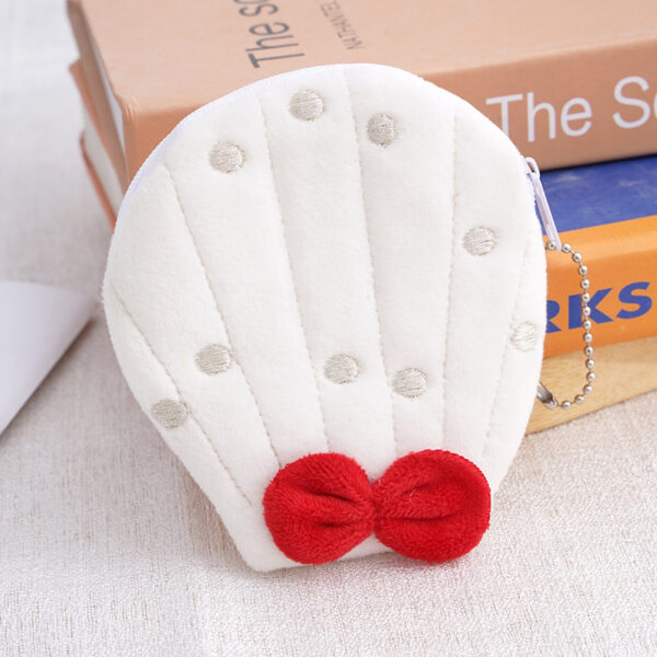 O1CN01ZWAMbY1v98DqBRrLl_4283426129-0-cib Wholesale Plush Scallop Children's Coin Purse Keychain