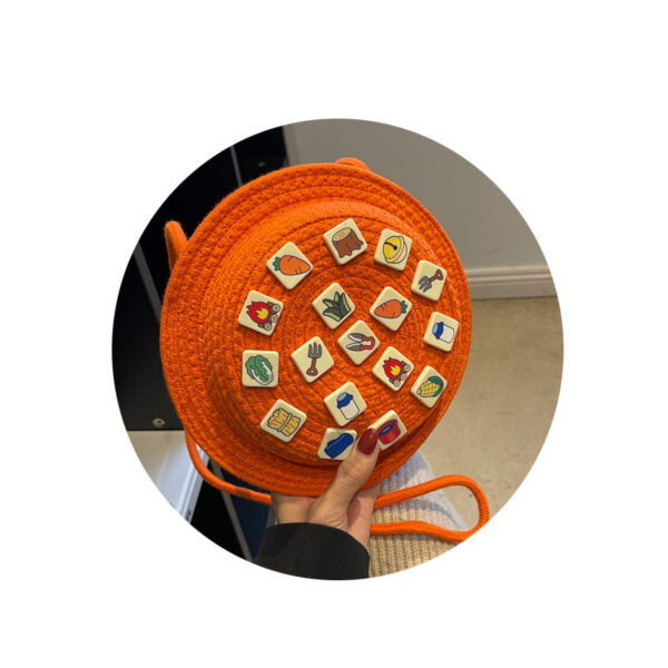 O1CN01ZWBvhg1wFNJNSZCKE_2860346278-0-cib Wholesale Straw Woven Hat Shape Shoulder Bag