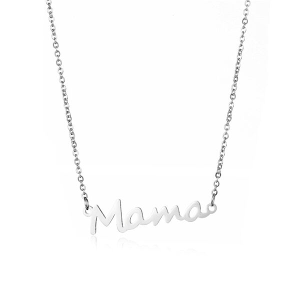 Wholesale Mother's Day Gift MAMA Stainless Steel Necklace