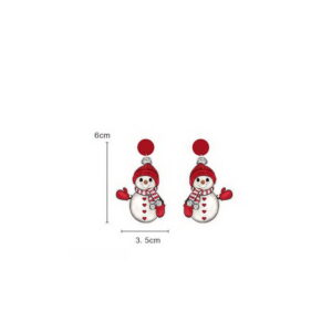 P5 Red Hat scarf snowman