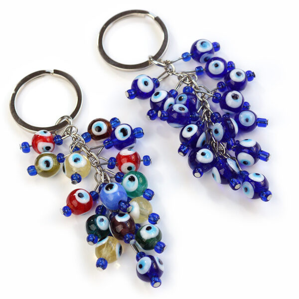 O1CN01ZYP4zW2CwunBhbeg8_941748539-0-cib Wholesale Glass Grape Bunch Devil Eye Keychain