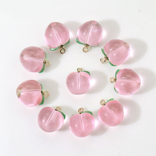 Wholesale Resin Pink Aqua Honey Peach Beads