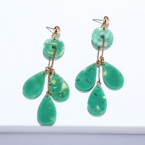 Wholesale Leaf Shape Series Twigs Flowers Earrings