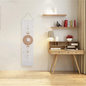 Moon Stars-White / 32.5x130cm