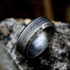 Wholesale Vintage Carter Knot Titanium Steel Rings